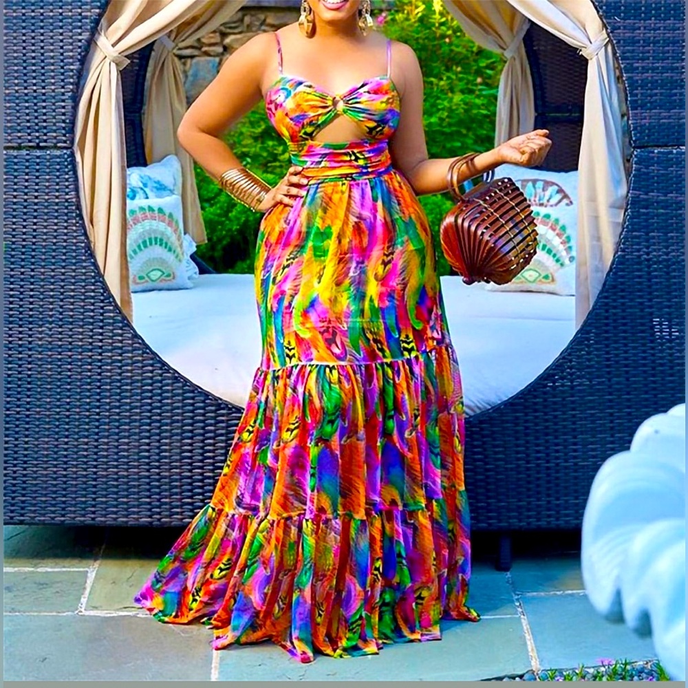 Multicolored Maxi Deess